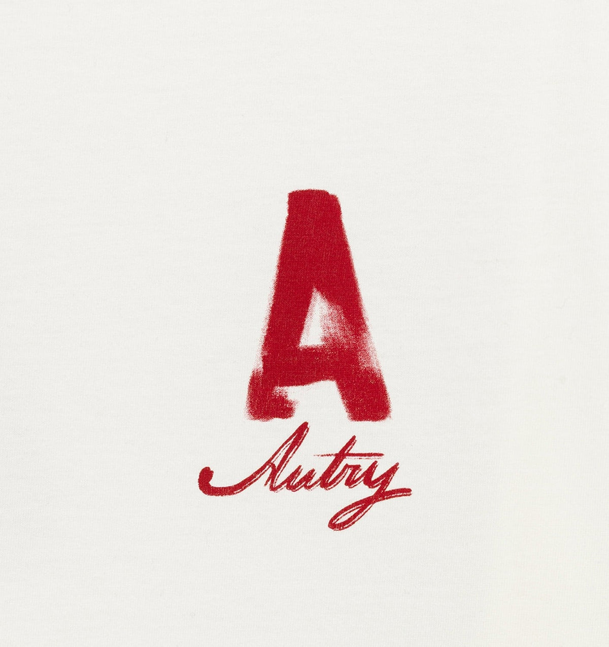 AUTRY HERITAGE T-SHIRT WITH WASHED EFFECT UNISEX