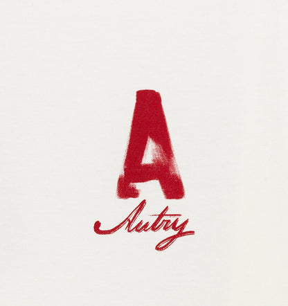 AUTRY HERITAGE T-SHIRT WITH WASHED EFFECT UNISEX