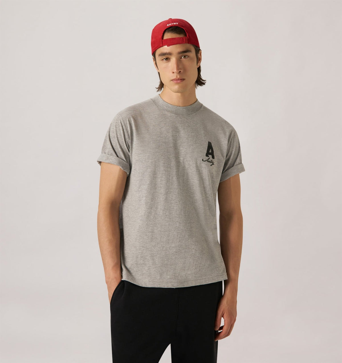 AUTRY HERITAGE T-SHIRT WITH WASHED EFFECT UNISEX