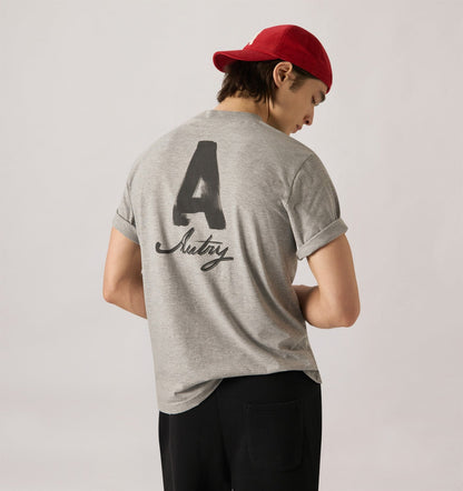 AUTRY HERITAGE T-SHIRT WITH WASHED EFFECT UNISEX