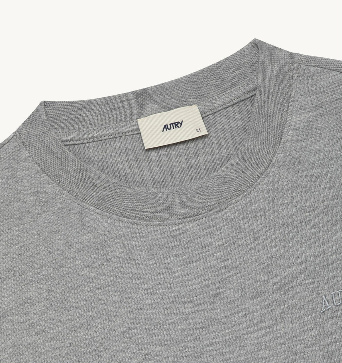 AUTRY T-SHIRT WITH TONAL LOGO UNISEX