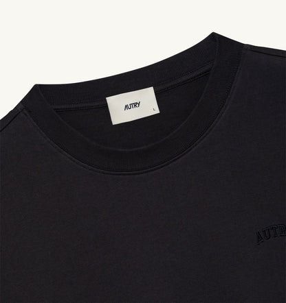 AUTRY T-SHIRT WITH TONAL LOGO UNISEX
