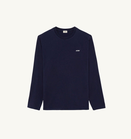 AUTRY LONG-SLEEVE EMBROIDERED LOGO TEE UNISEX