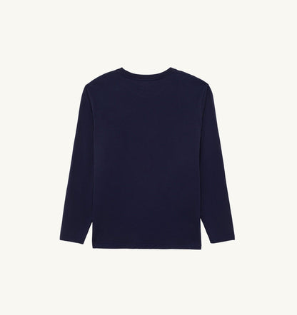 AUTRY LONG-SLEEVE EMBROIDERED LOGO TEE UNISEX