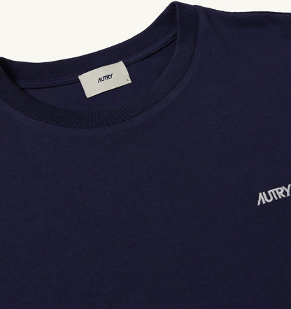 AUTRY LONG-SLEEVE EMBROIDERED LOGO TEE UNISEX