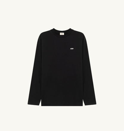 AUTRY LONG-SLEEVE T-SHIRT WITH EMBROIDERED LOGO UNISEX