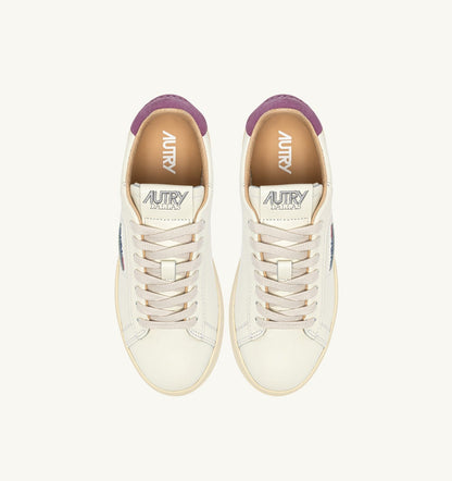 AUTRY DALLAS LOW SNEAKERS IN FLORENCE AND MARSHMALLOW LEATHER