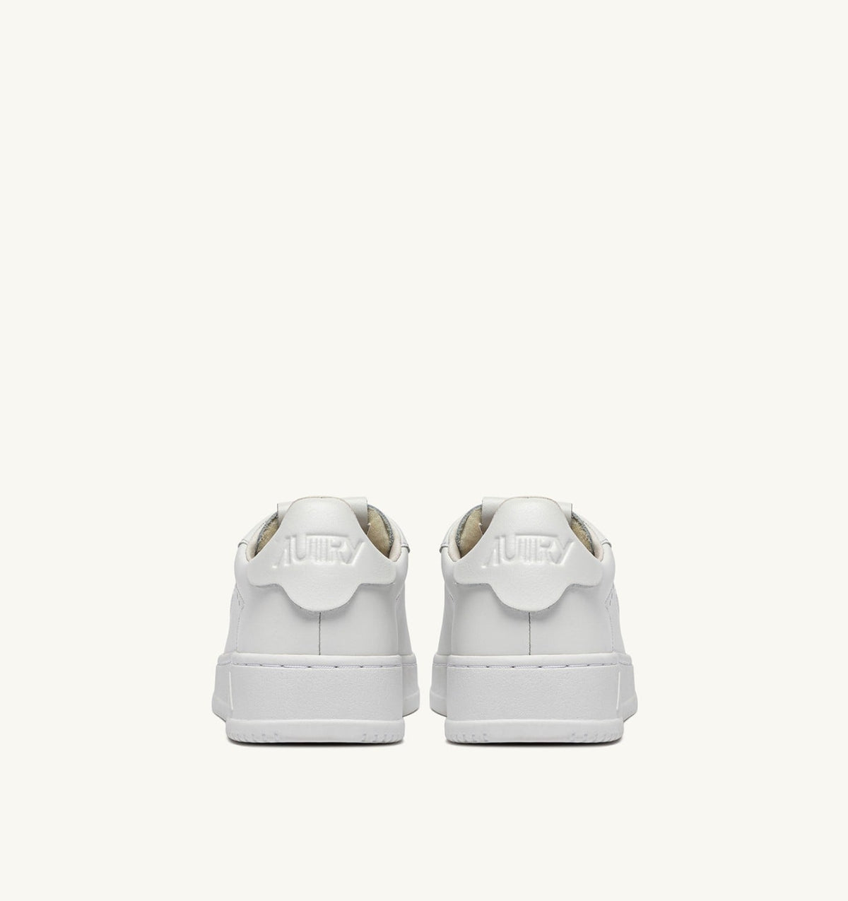 AUTRY DALLAS LOW SNEAKERS IN WHITE LEATHER