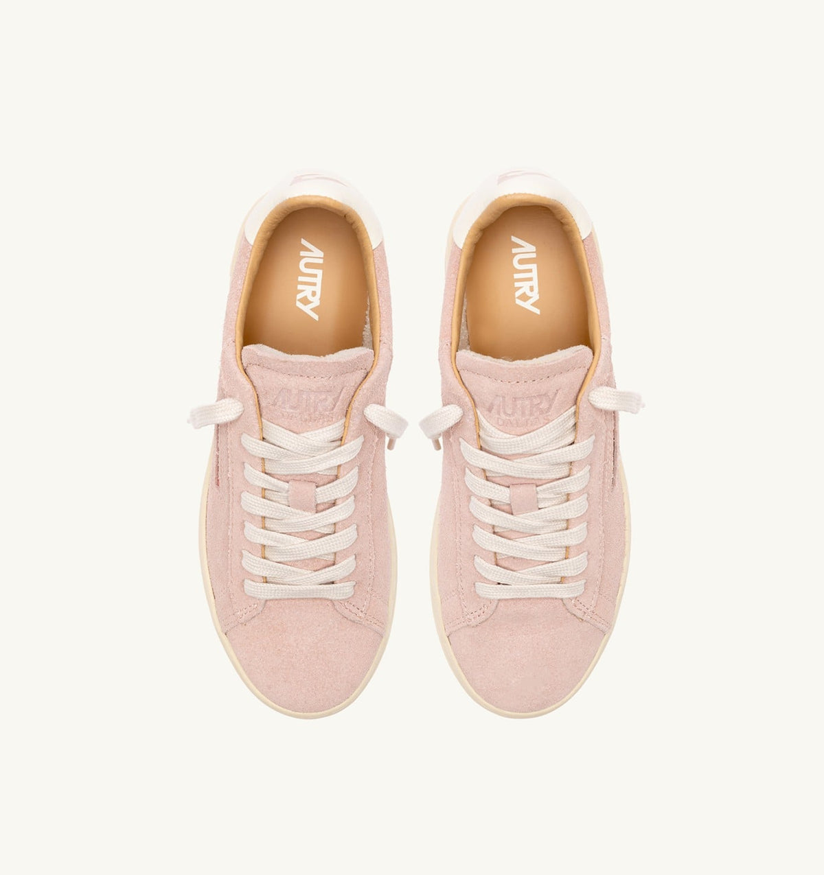 AUTRY DALLAS LOW SNEAKERS IN SILK SUEDE