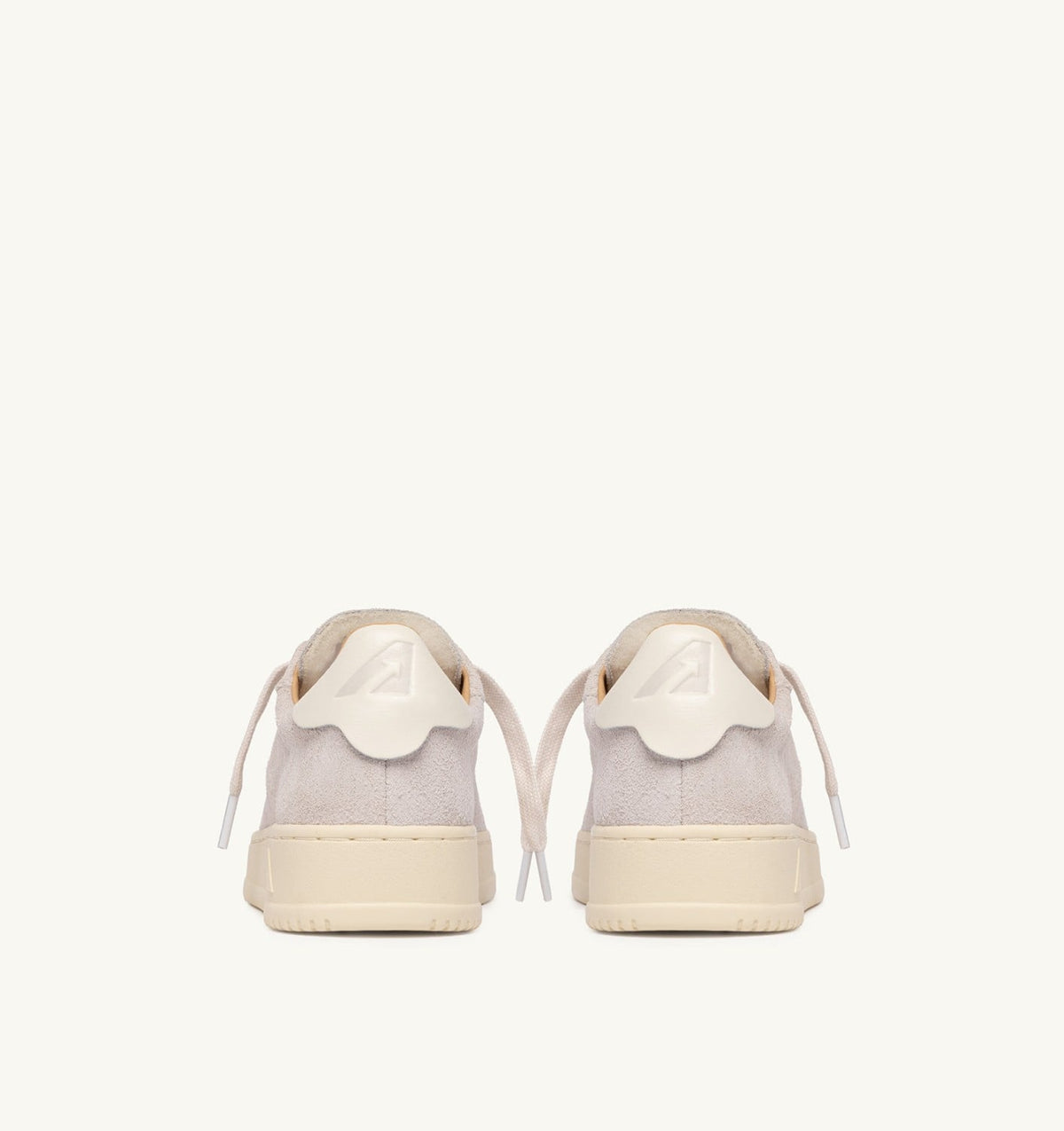 AUTRY DALLAS LOW SNEAKERS IN WHITE SUEDE