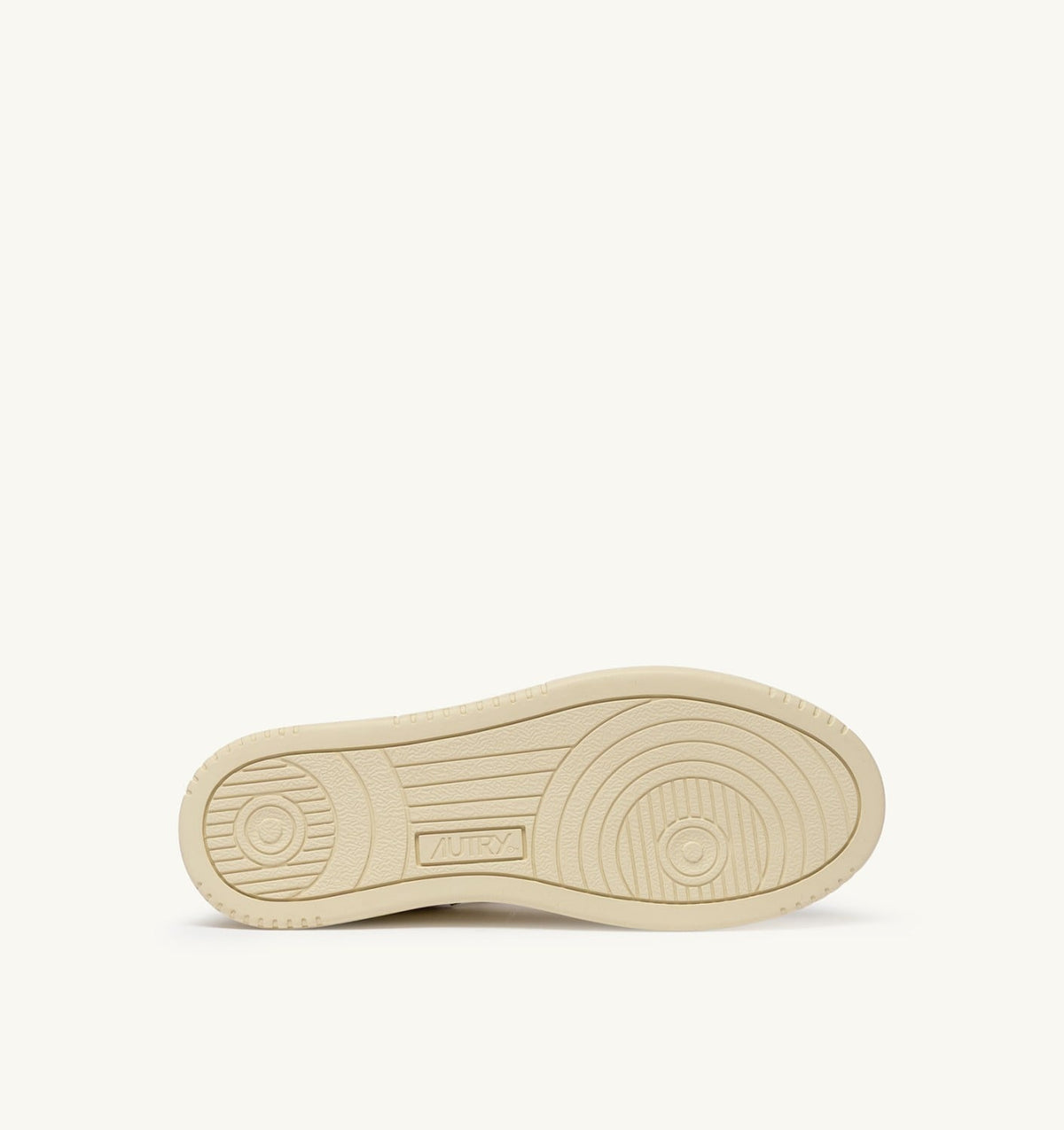 AUTRY MED-WAY SNEAKERS IN LEATHER COLOR MARSHMALLOW AND SILVER