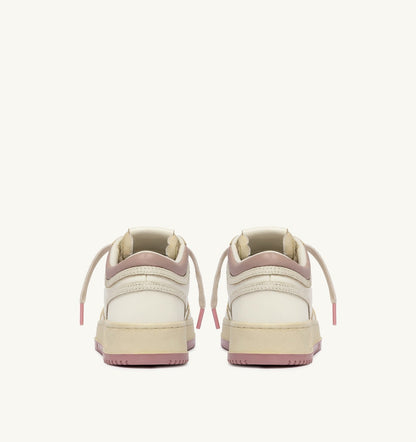 AUTRY MED-WAY SNEAKERS IN LEATHER COLOR MARSHMALLOW AND ZEPHYR