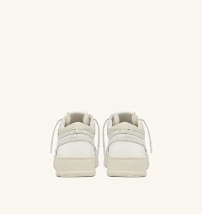 AUTRY MED-WAY SNEAKERS IN LEATHER COLOR MARSHMALLOW AND WHITE