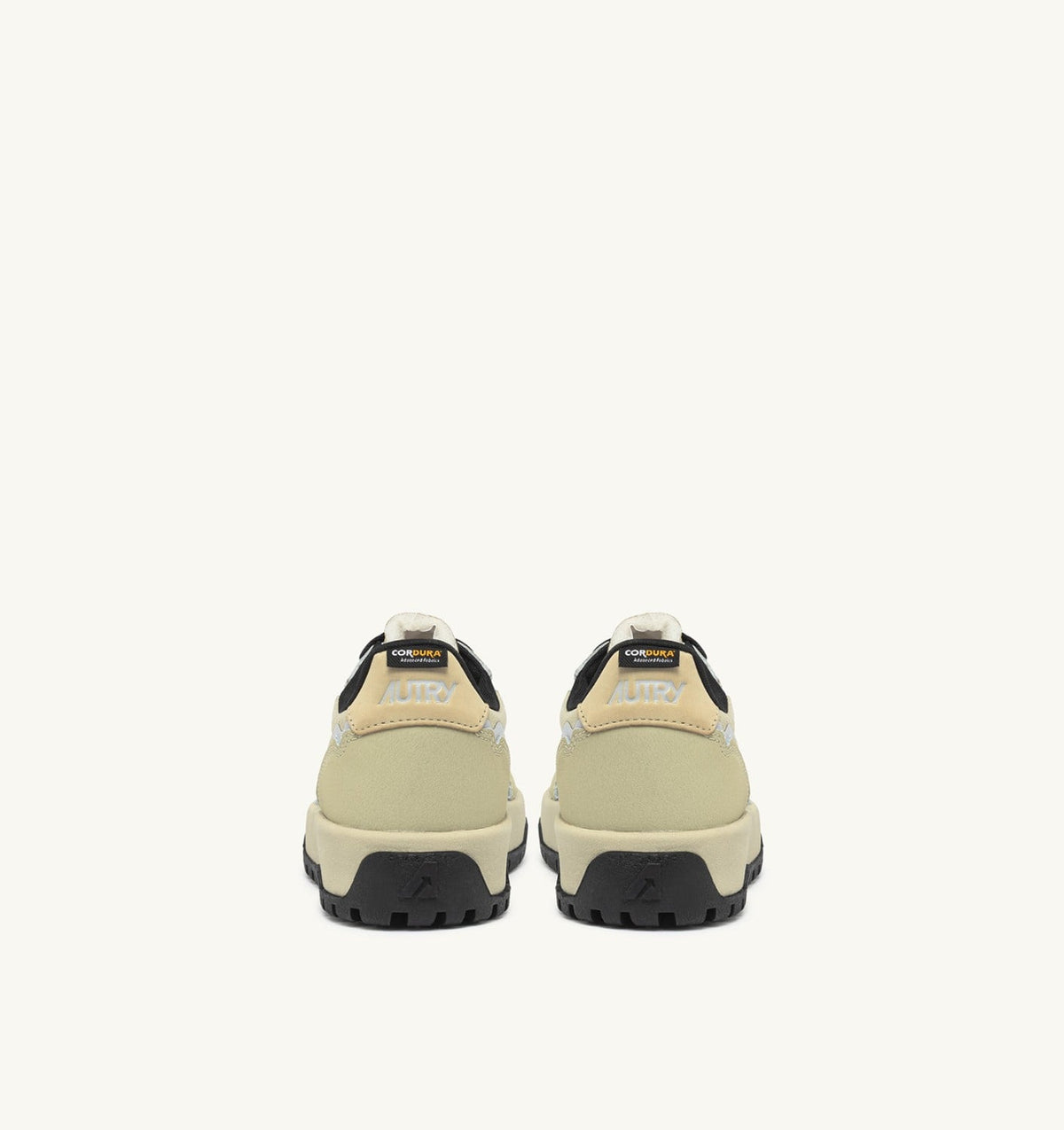AUTRY WILDPACE LOW SNEAKERS IN RIPSTOP NYLON AND LEATHER COLOR TIDAL FOAM AND REFLEX