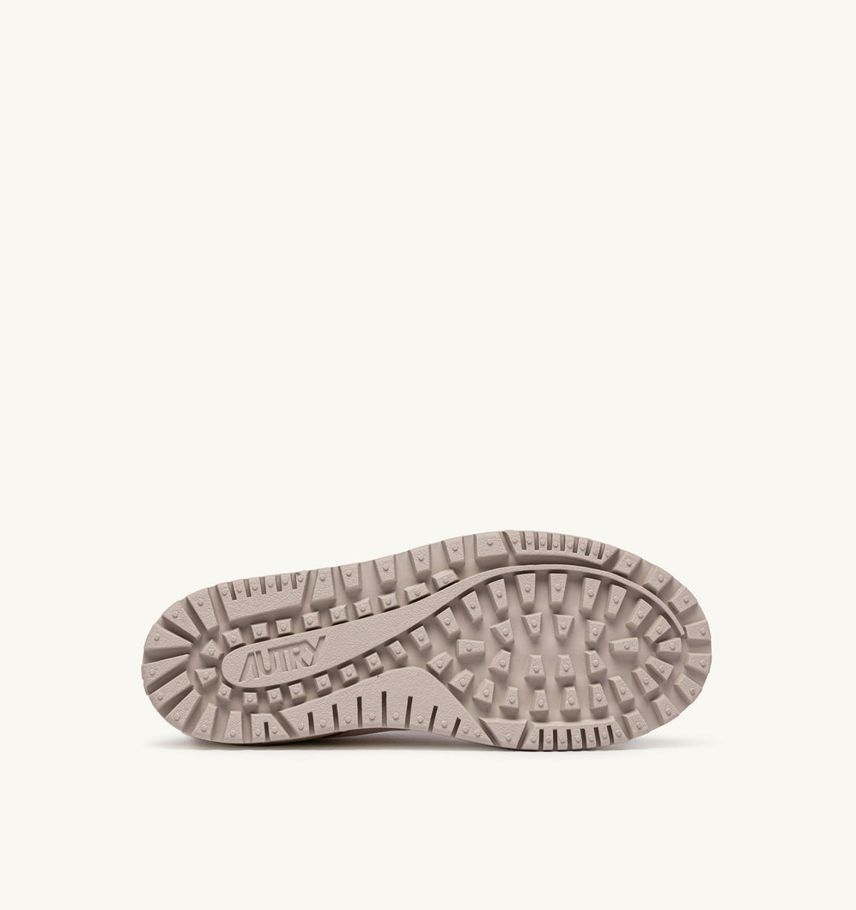 AUTRY WILDPACE LOW SNEAKERS IN WHISPER WHITE AND SAND DRAGON MESH AND SUEDE