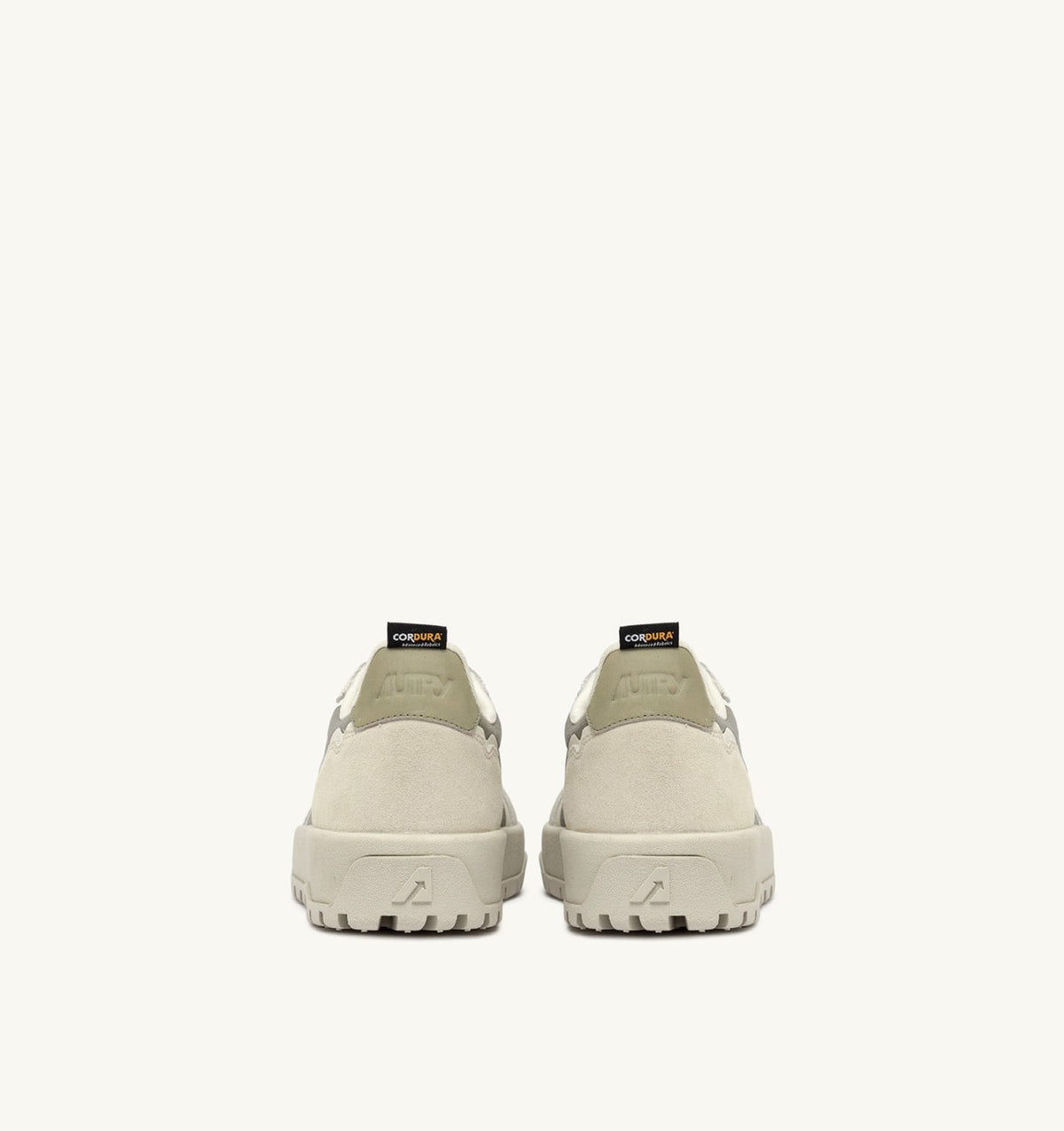 AUTRY WILDPACE LOW SNEAKERS IN ELMOND AND WHITE CORDURA AND SUEDE
