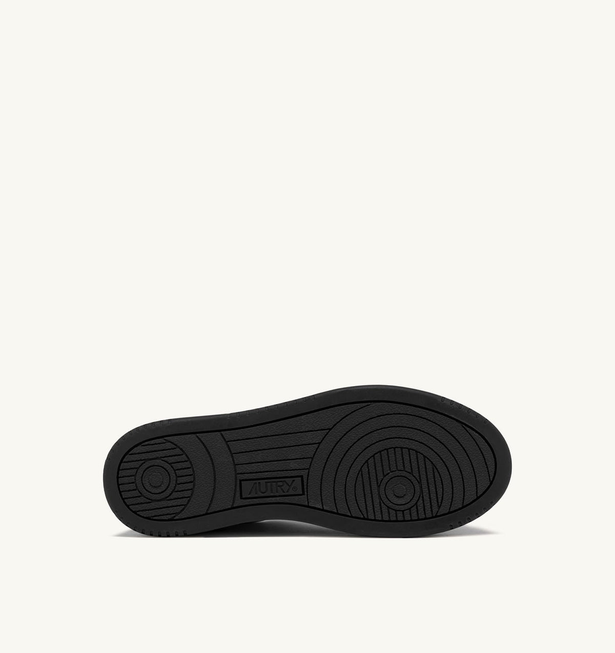 AUTRY MEDALIST PLATFORM SNEAKERS IN WHITE AND BLACK LEATHER