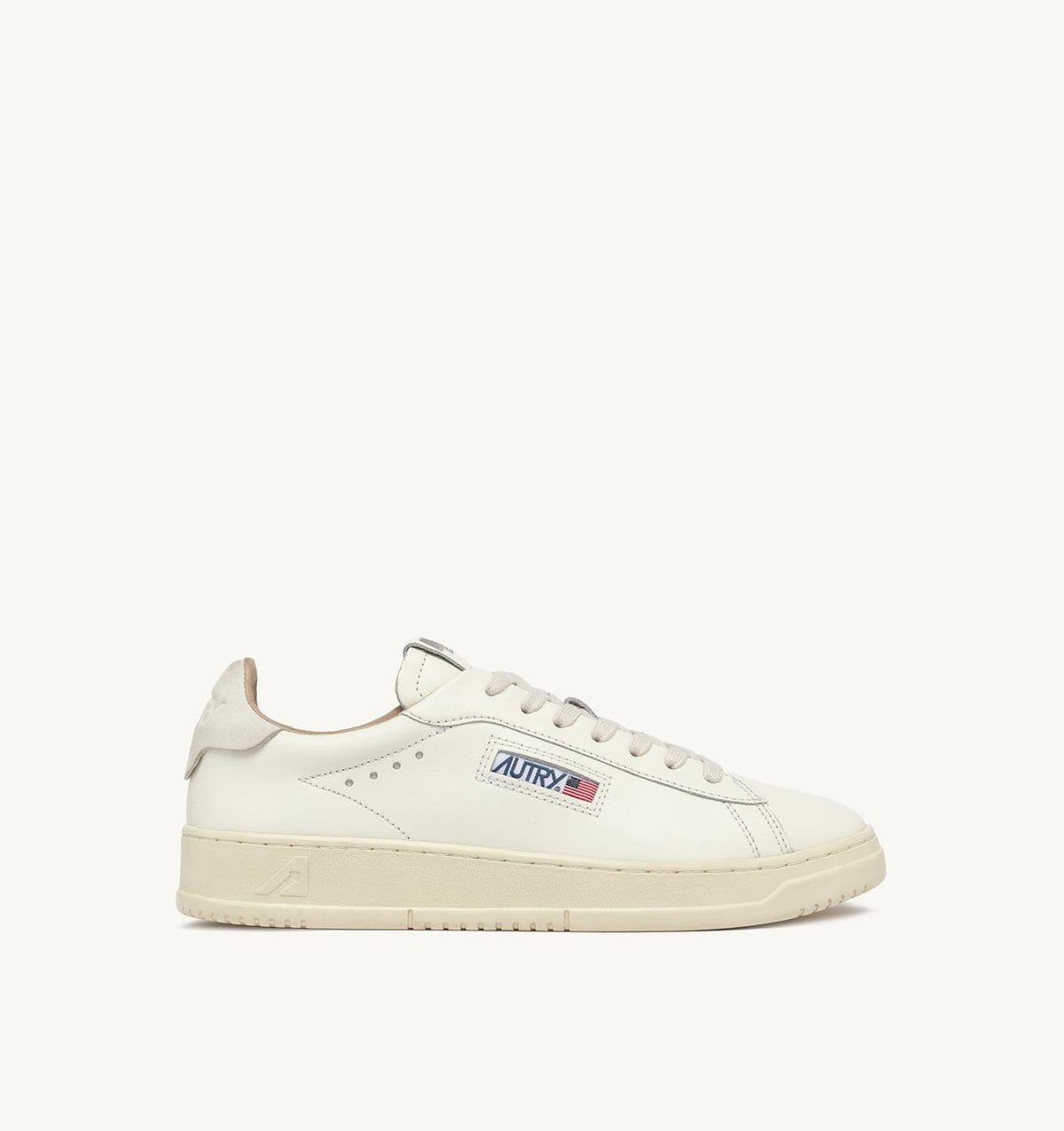 AUTRY DALLAS LOW SNEAKERS IN WHITE LEATHER