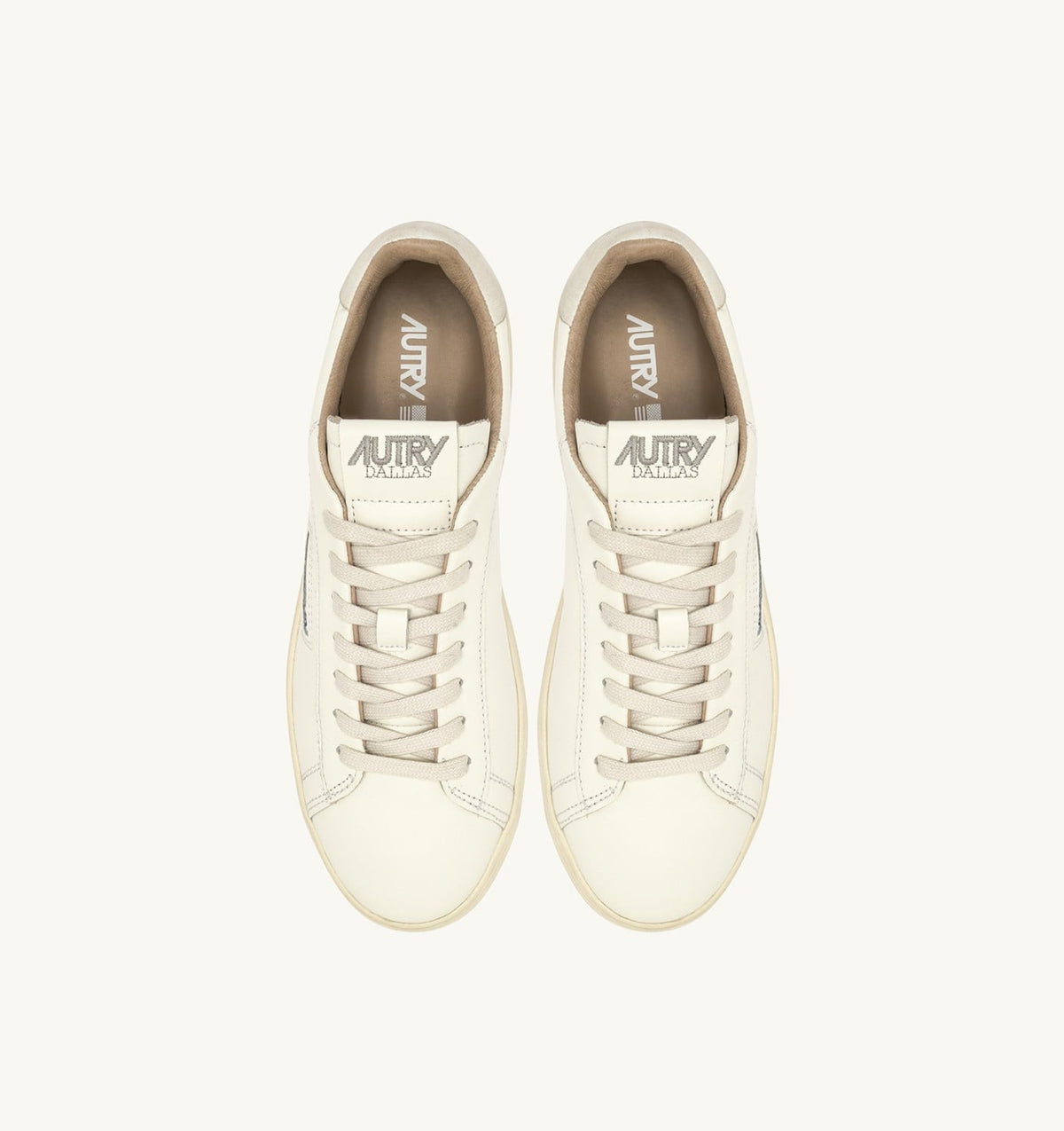 AUTRY DALLAS LOW SNEAKERS IN WHITE LEATHER