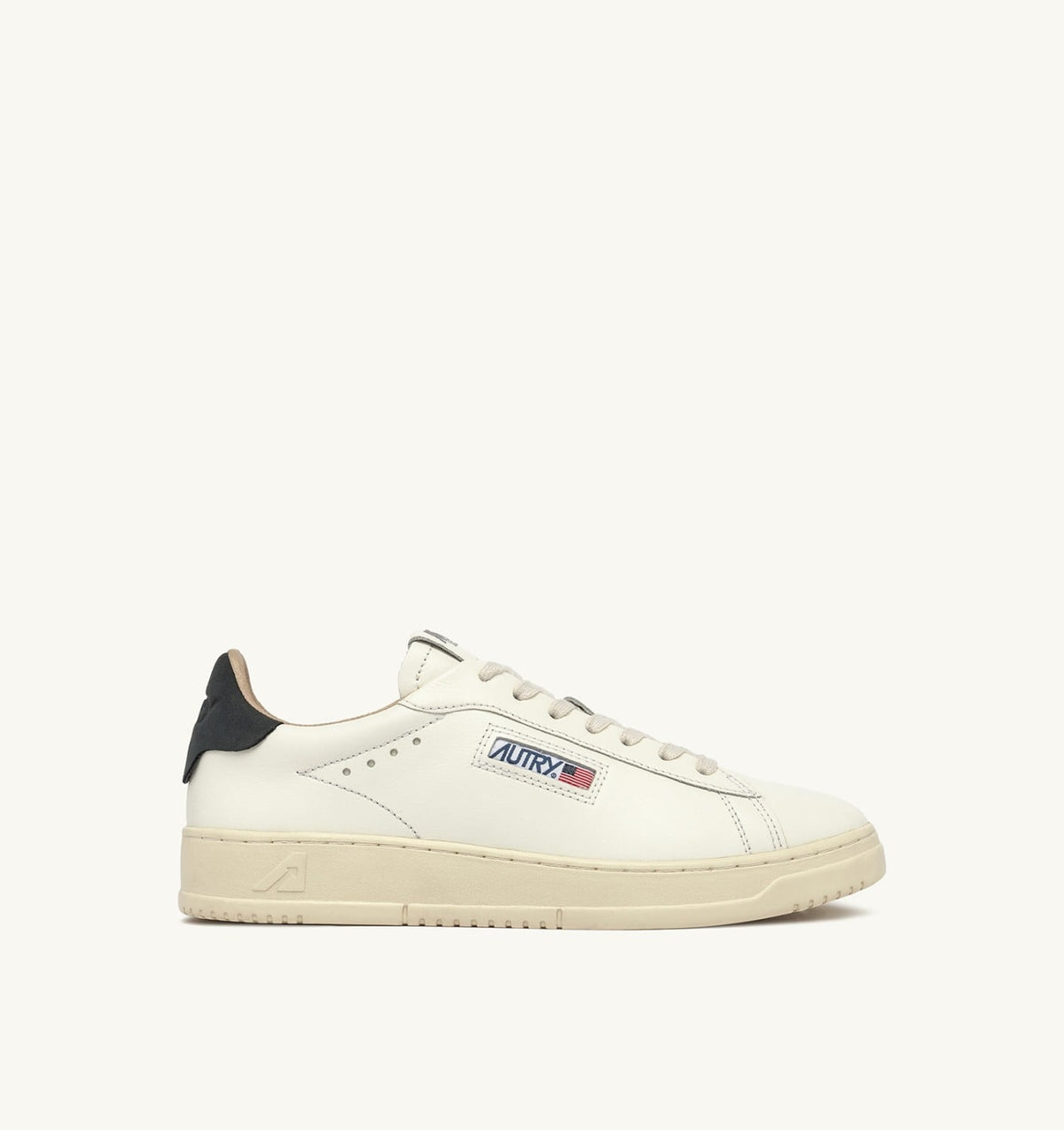 AUTRY DALLAS LOW SNEAKERS IN WHITE AND SPACE LEATHER