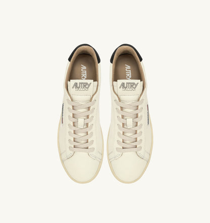 AUTRY DALLAS LOW SNEAKERS IN WHITE AND SPACE LEATHER
